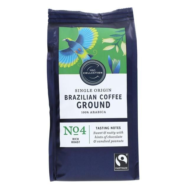 M&S Fairtrade Brazilian Ground Coffee 227g