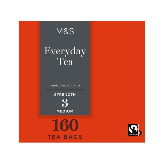 M&S Fairtrade Everyday Tea Bags 160 per pack
