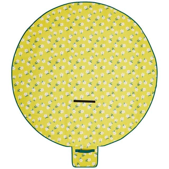 M&S Floral Round Picnic Blanket