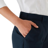 M&S Girls 2pk Skinny Leg Trousers 3-14Y Navy