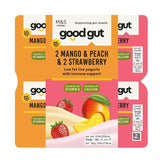 M&S Gut Health Mango & Peach & Strawberry Yogurt 4 x 125g