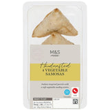 M&S Handcrafted 4 Vegetable Samosas 120g