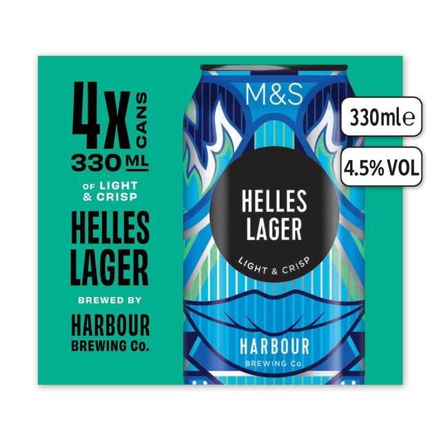 M&S Helles Lager 4 x 330ml