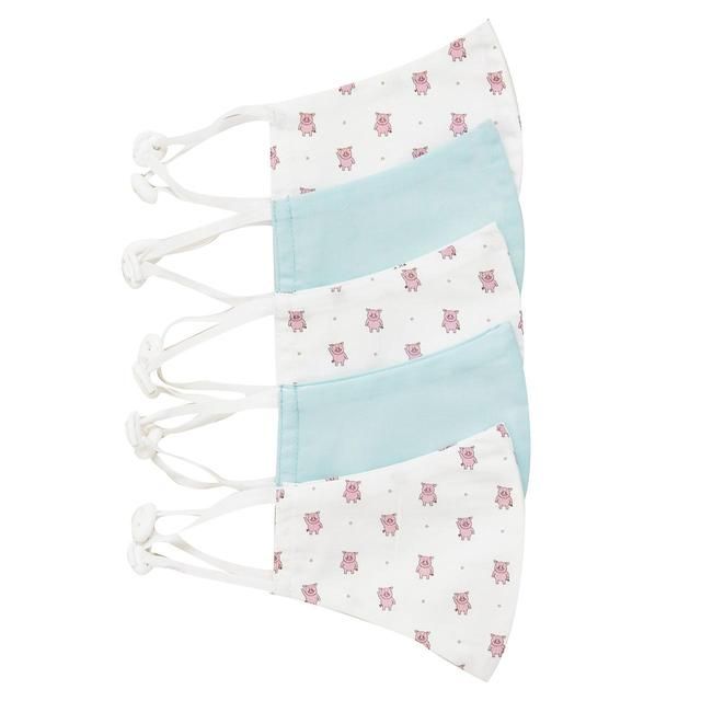 M&S Kids Covid Face Coverings Percy Pig 5 per pack
