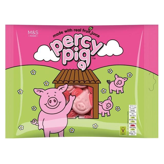 M&S Large Percy Pig Fruit Gums 400g