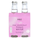 M&S Light Pink Grapefruit Tonic Water 4 x 200ml