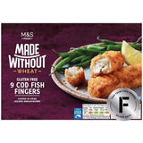M&S Made Without 9 Cod Fish Fingers Frozen 345g