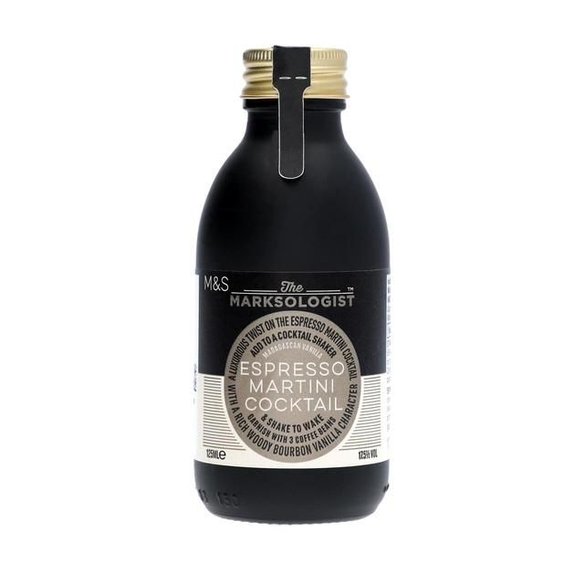 M&S Mini Marksologist Vanilla Espresso Martini Cocktail 125ml