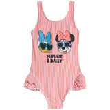 M&S Minnie Mouse Swimsuit 2-8 Years Coral