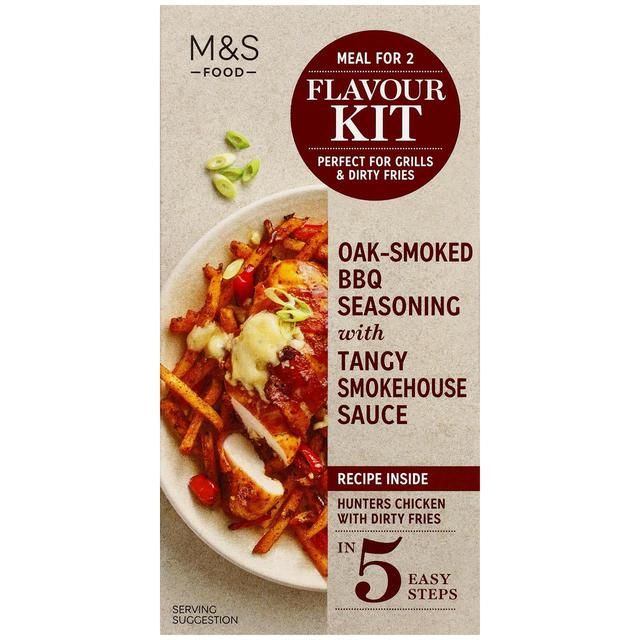 M&S Oak Smoked BBQ Seasoning with Smokehouse Sauce 40g