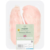 M&S Organic Free Range Chicken Breast Fillets Typically: 320g