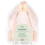 M&S Organic Free Range Whole Chicken Typically: 1.8kg