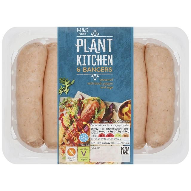 M&S Plant Kitchen 6 Bangers 360g