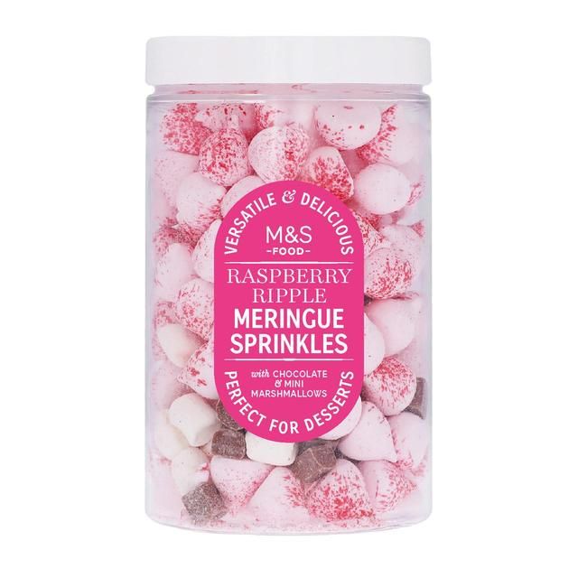 M&S Raspberry Ripple Meringue Sprinkles 70g