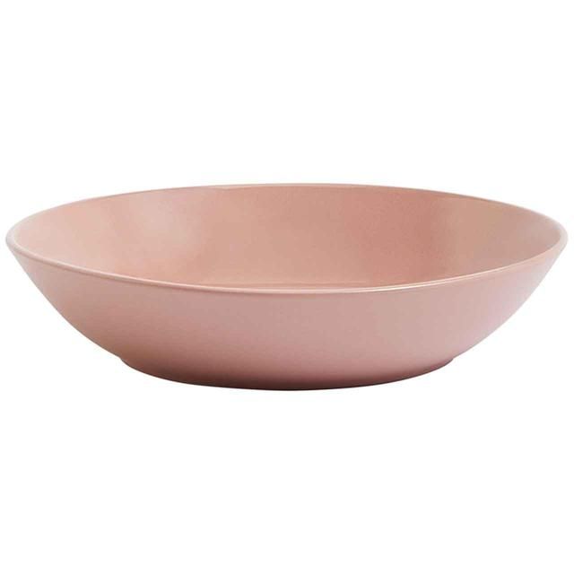 M&S Set of 4 Everyday Stoneware Pasta Bowls Pink 4 per pack