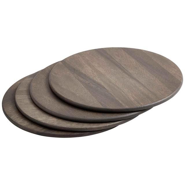 M&S Set of 4 Wooden Placemats Natural 4 per pack