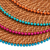 M&S Set Of 4 Woven Beaded Placemats 4 per pack