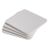 M&S Square Wooden Coasters 'One Size Grey 4 per pack