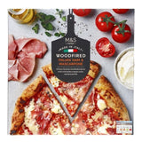 M&S Stonebaked Woodfired Ham & Mascarpone Pizza Frozen 390g