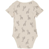 M&S Unisex Giraffe Bodysuits Newborn-3 Years Yellow