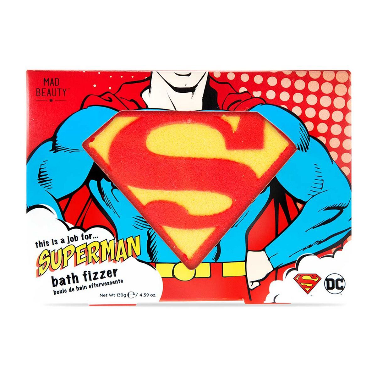 Mad Beauty DC Superman Bath Fizzer 130g