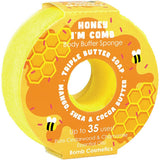 Bomb Cosmetics Body Buffer Soap Sponge - Honey I'm Comb