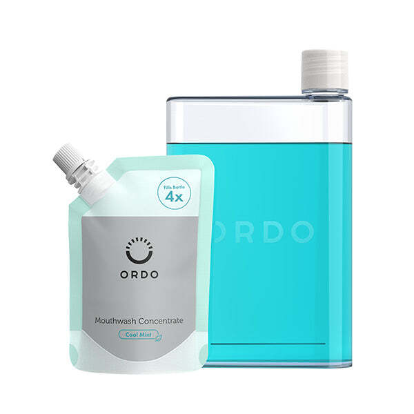 Ordo Reusable Mouthwash Bottle & Concentrate Bundle