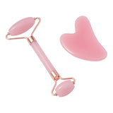Livingandhome Face Roller and Gua Sha Tool Set