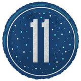 Unique Party Prismatic 11th Birthday Foil Balloon
