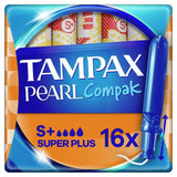 Tampax Pearl Compak Super Plus Tampons with Applicator X16