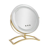 Livingandhome Round LED Makeup Dressing Table Mirror