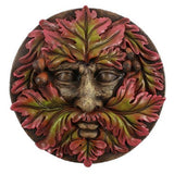 Something Different Green Man Round Face Plaque