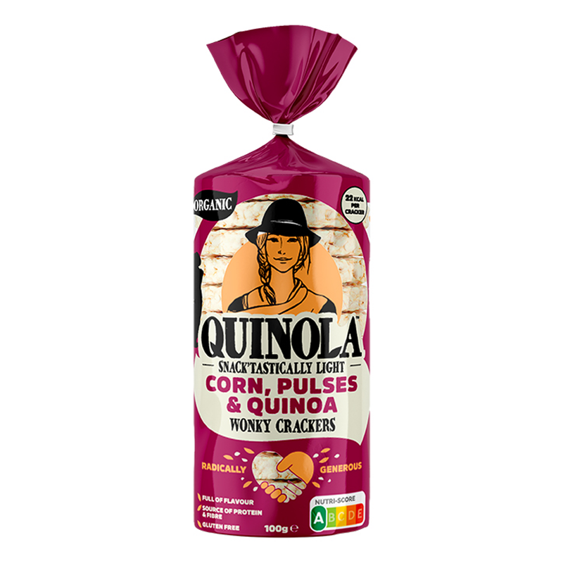 Quinola Organic Pulses & Quinoa Cakes 100g
