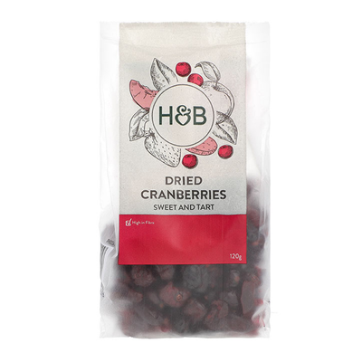 Holland Barrett Tørkede tranebær 120g