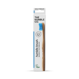 Humble Bamboo Adult Medium Bristle Toothbrush Blue Purple White or Green