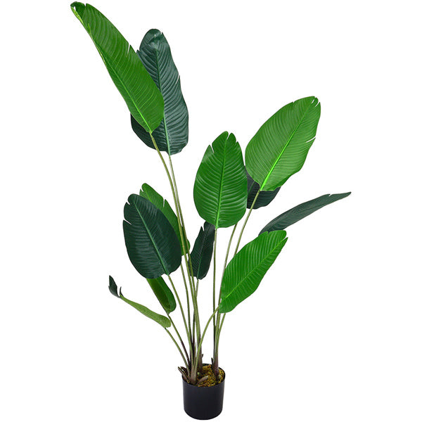 Livingandhome Artificial Banana Leaf Tree 180cm, UK version