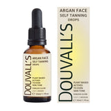 Douvalls Argan Self Tanning Face Drops 30ml Light-Medium