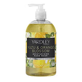 Yardley Yuzu & Orange Blossom Botanical Hand Wash 500ml