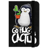 Psycho Penguin Go Hug A Cactus Mini Notebook