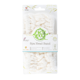 Natural Cotton Spa Headband for Facials and Makeup
