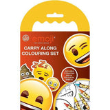 Emoji Carry Along Colouring Set