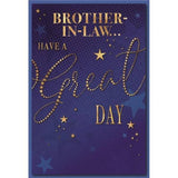 Simon Elvin Brother In Law Have A Great Day Card (Pack of 6)