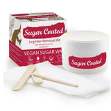 Sugar Coated Hair Removal Wax Kit for Leg Waxing 200g