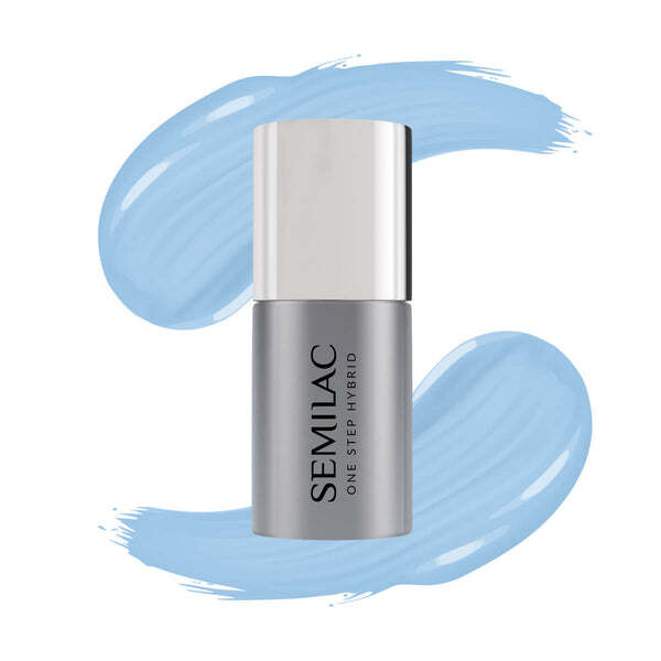 Semilac One Step Gel Polish Bottle 5ml 810 Baby Blue