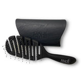 Magic Hair Brush Detangler Black with Classic Wallet