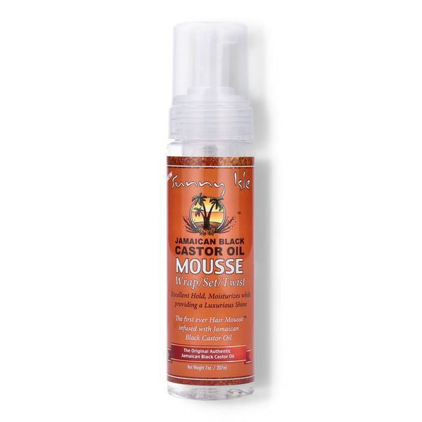 Sunny Isle Jamaican Black Castor Oil Mousse Wrap,set,twist -