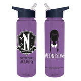 Wednesday Nevermore Academy Plastic Water Bottle