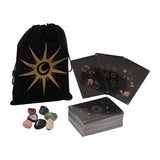 Hocus Pocus Tarot Cards & Crystal Set in a Velvet Pouch