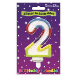 Simon Elvin Number 2nd Birthday Candle