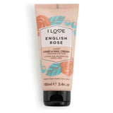 I Love English Rose Scented Hand & Nail Cream 100ml